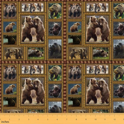 Feelyou Bear Fabric by The Yard Soft 1 Yard