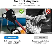 Vista 4 de Quick Release Boat Fender Clip Boat Bumper Clip