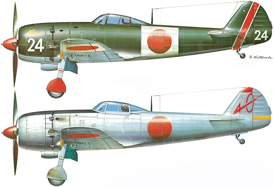 Tamiya Nakajima Ki-84 Hayate model kit painting guide