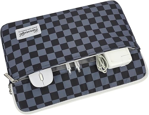 Vista 64 de Canvaslife Patten Laptop Sleeve 14 inch 14.0 inch Laptop Case Bag (flor amarilla)