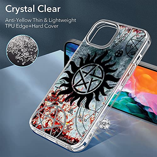 Iphone 13 Case 6.1", Cute Design Slim Fashion Custom Cover Clear Cases For Iphone 13 (Graffiti-Supernatural) #TOP3