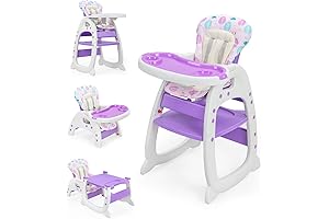 SANDINRAYLI Baby High Chair: The Ultimate 3-in-1 Feeding Solution for Your Little One