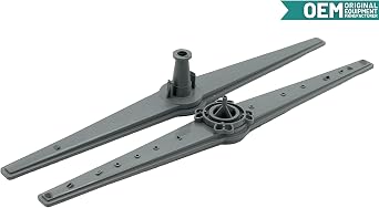 Original Pair of Dishwasher Upper Spray Arm and Lower Spray Arm for Bush BFSNB12B BFSNB12W BFSSAE12W DW12LSINT DW12SAEINT DWFS124B DWFS124C DWFS41DBSQ DWINT15LC WV12-75DB WV12-75DS WV12-75DSS WV12-75D