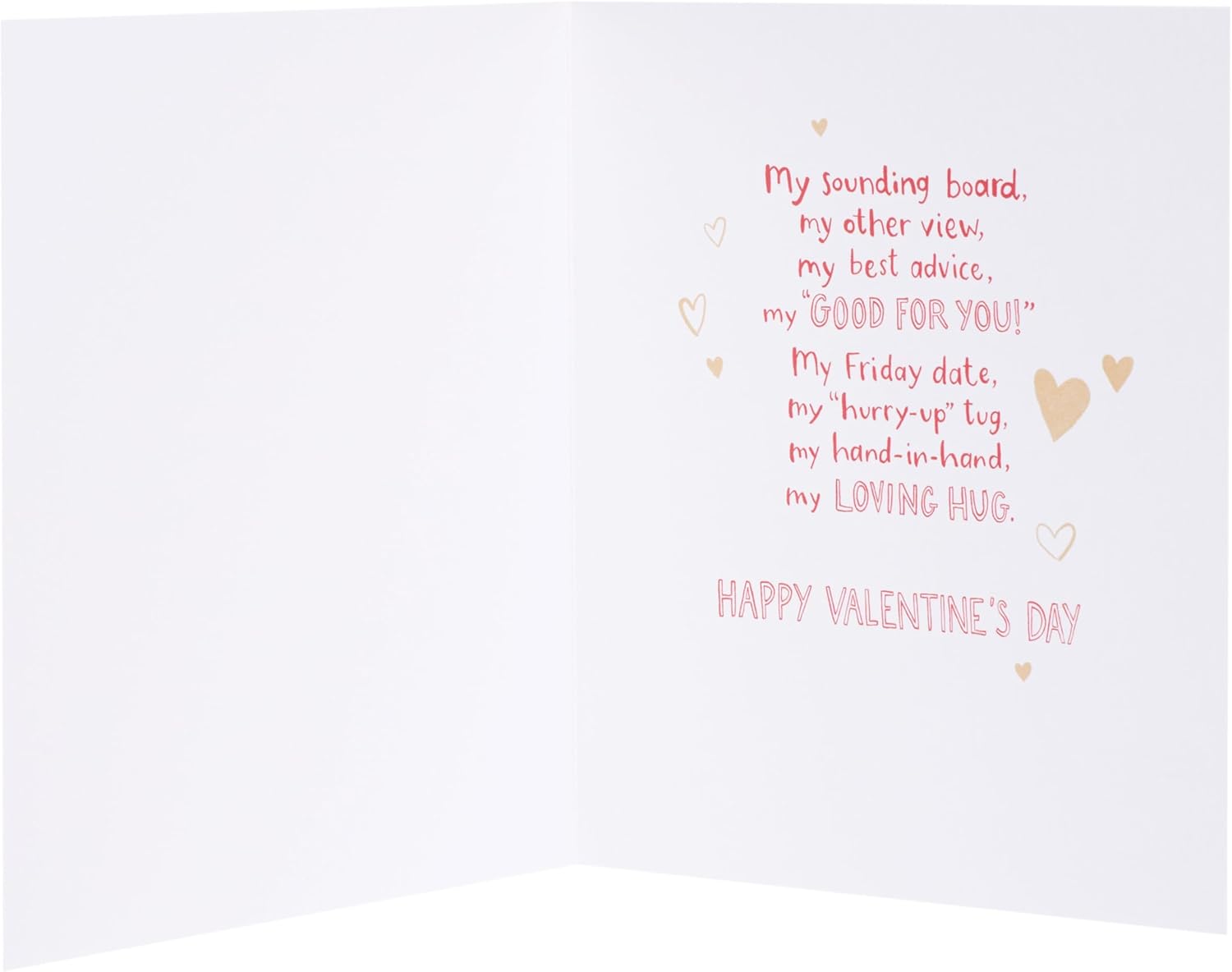 UK Greetings | Valentine's Day Card for Partner | I Love You Presents | Her/Him | Better Half Design | With Envelope | 15.9 x 18.4 cm