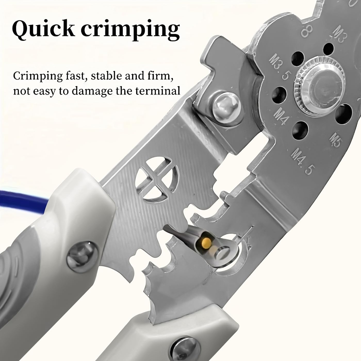 21 In 1 Wire Stripper, High Carbon Steel Multi Function Wire Stripping Tool for Electrical Wire Cutter and Wire Crimper