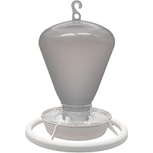 2GR Automatic Bird Feeder and Water Dispenser Versatile Outdoor & Indoor Cage Feeder, Easy to Refill, Drainage System, Durable Plastic Design, Large Capacity