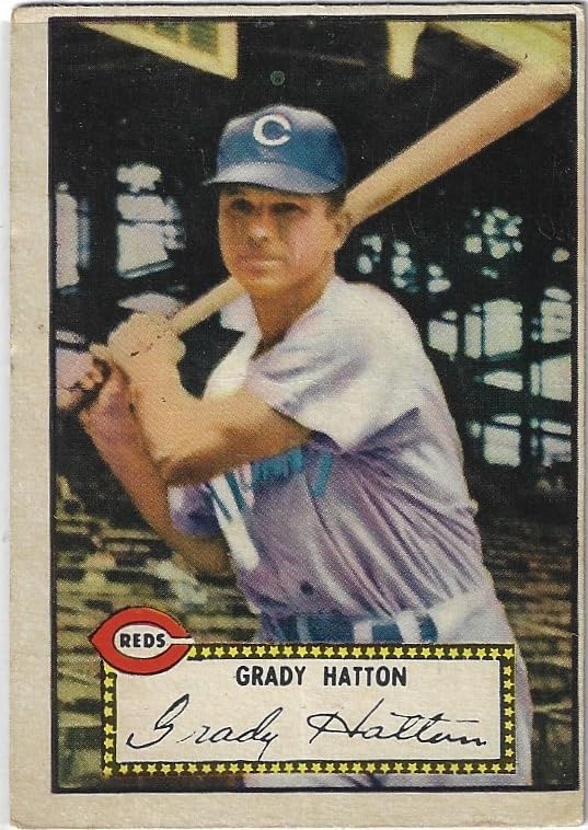 Grady Hatton Vintage Collectible Baseball Card - 1952 Topps Baseball Card #6 (White Sox) Card Shown is Card Being Purchased