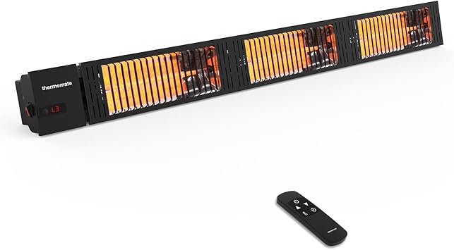 ThermoMate 4500W Infrared Outdoor Patio Heater with Remote