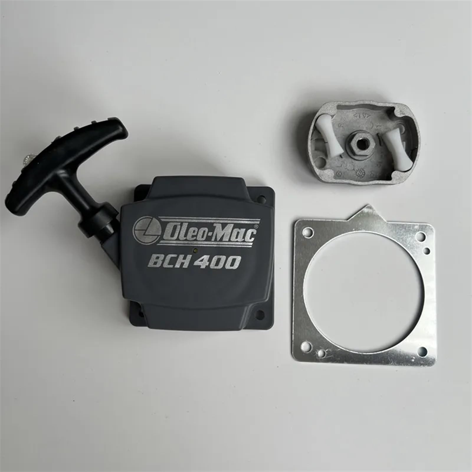 Dunlap One Color Recoil Starter & Cup & Gasket Fit For Oleo Mac Chainsaw Bch400 Bch 400 400T Chain Saw Pull Start Cog Claw Emak # 61452042R