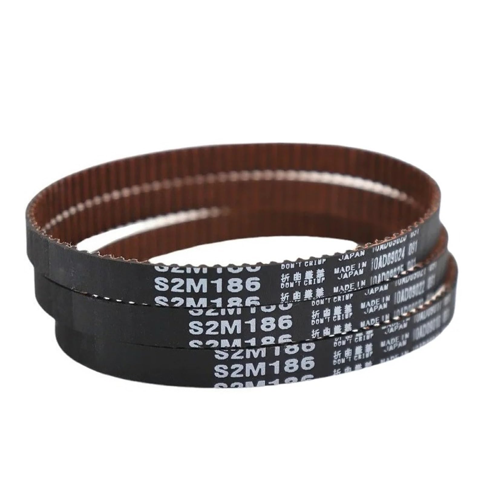 S2M66 S2M72 S2M74 S2M76 S2M78 SUPER TORQUE Timing Belt G Motor Tools Sander Treadmill Pulley Circular Teeth Rubber Toothed Belt(S2M66,10pcs,10mm)