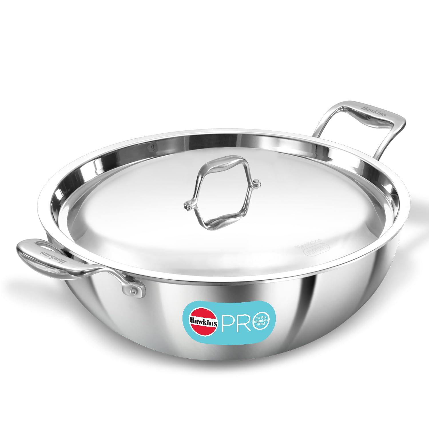 Hawkins Pro 6L Deep Fry Pan - Triply Stainless Steel -16