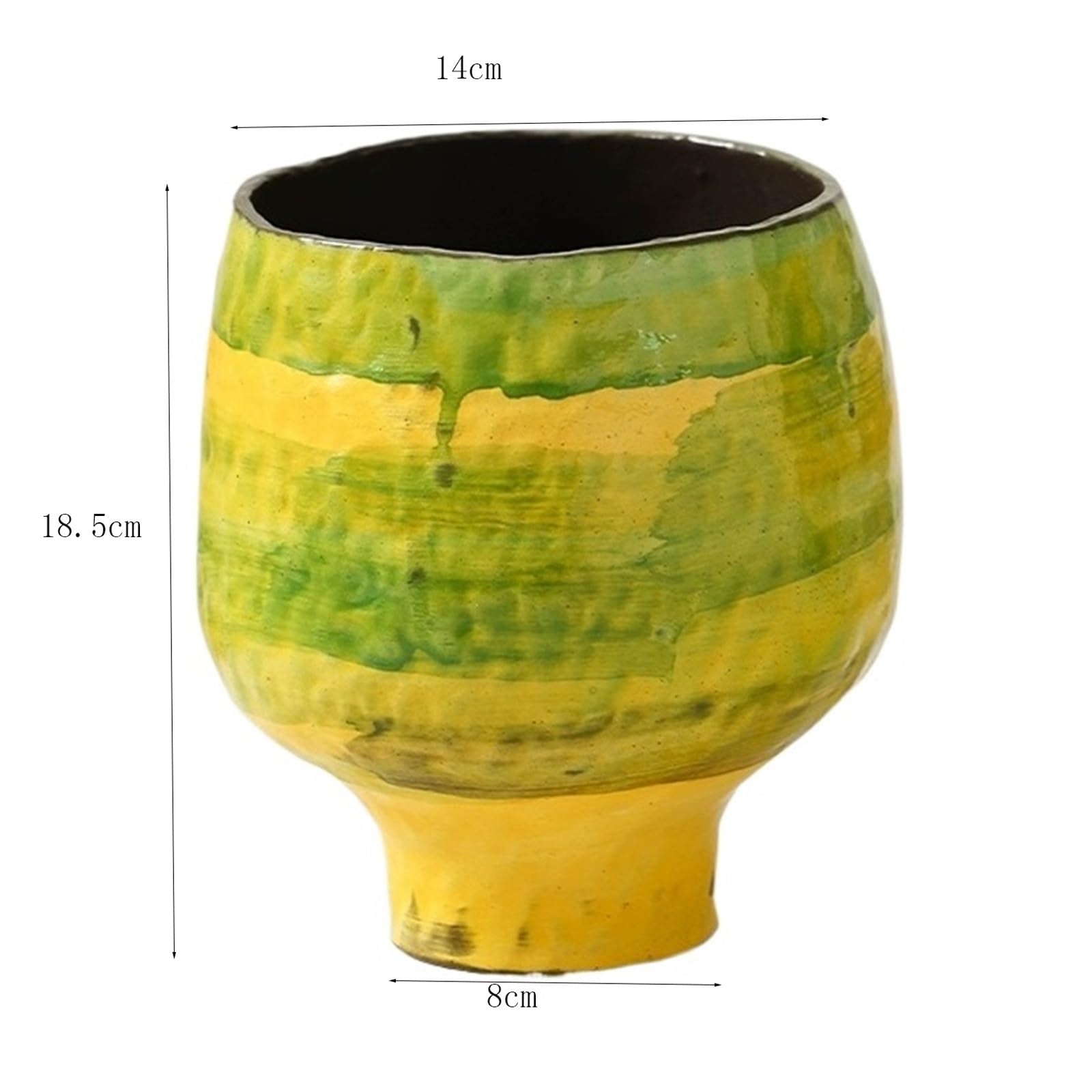 Doniczka ogrodnicza Ceramiczne doniczki z otworami drenażowymi nadają się do sadzenia małych i średnich kwiatów