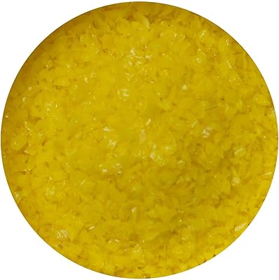 8.5 Oz Sunflower Yellow Opal Medium Frit - 96 Coe
