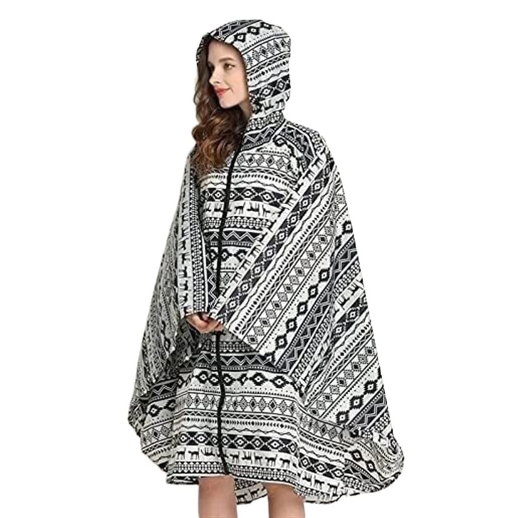 Poncho Pioggia Poncho Impermeabile Poncho Antipioggia Unisex, Poncho Antipioggia Con Cappuccio Ripiegabile, Giacca Impermeabile Riutilizzabile Per Adulti Cappotto di Pioggia Poncho Antipioggia ( Color