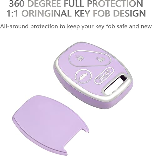 Miniatura 3 de OFFCURVE - Funda protectora para llavero de Honda, estuche completo para llave de coche para Honda Accord, Accord Crosstour, CR-V, Civic, Element,