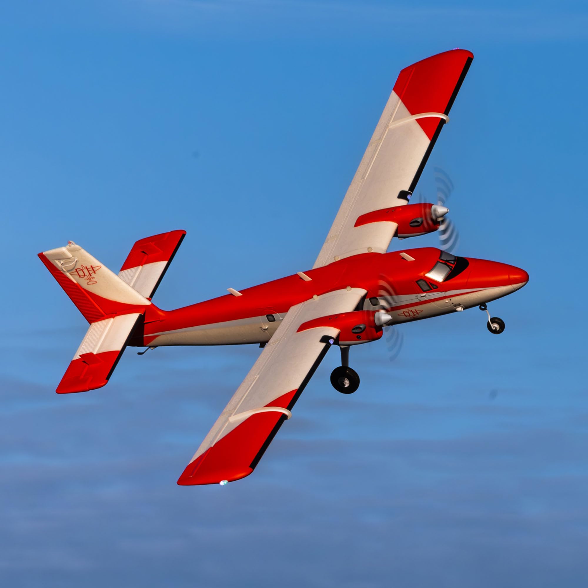 E-Flite DHC‑6 Twin Otter 1,4 m RC Flugzeug PNP – Brushless PNP Scale Modell, STOL, LED‑Beleuchtung, für 3S/4S LiPo (ohne Sender/Akku)