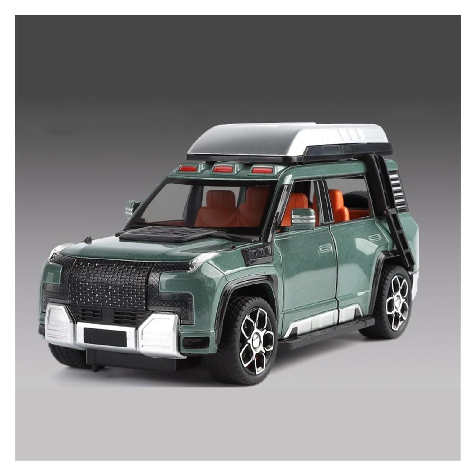 UIFCOG Die Cast Collectible Car Model 1:24 For BYD For Yangwang U8 Diecast Metal Alloy Car Model Collection(Green)