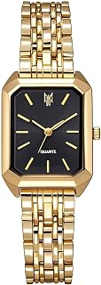 BESTKANG Women's Square Quartz Wristwatch - Fashion Steel Strap Casual Simple Watch for Everyday Style