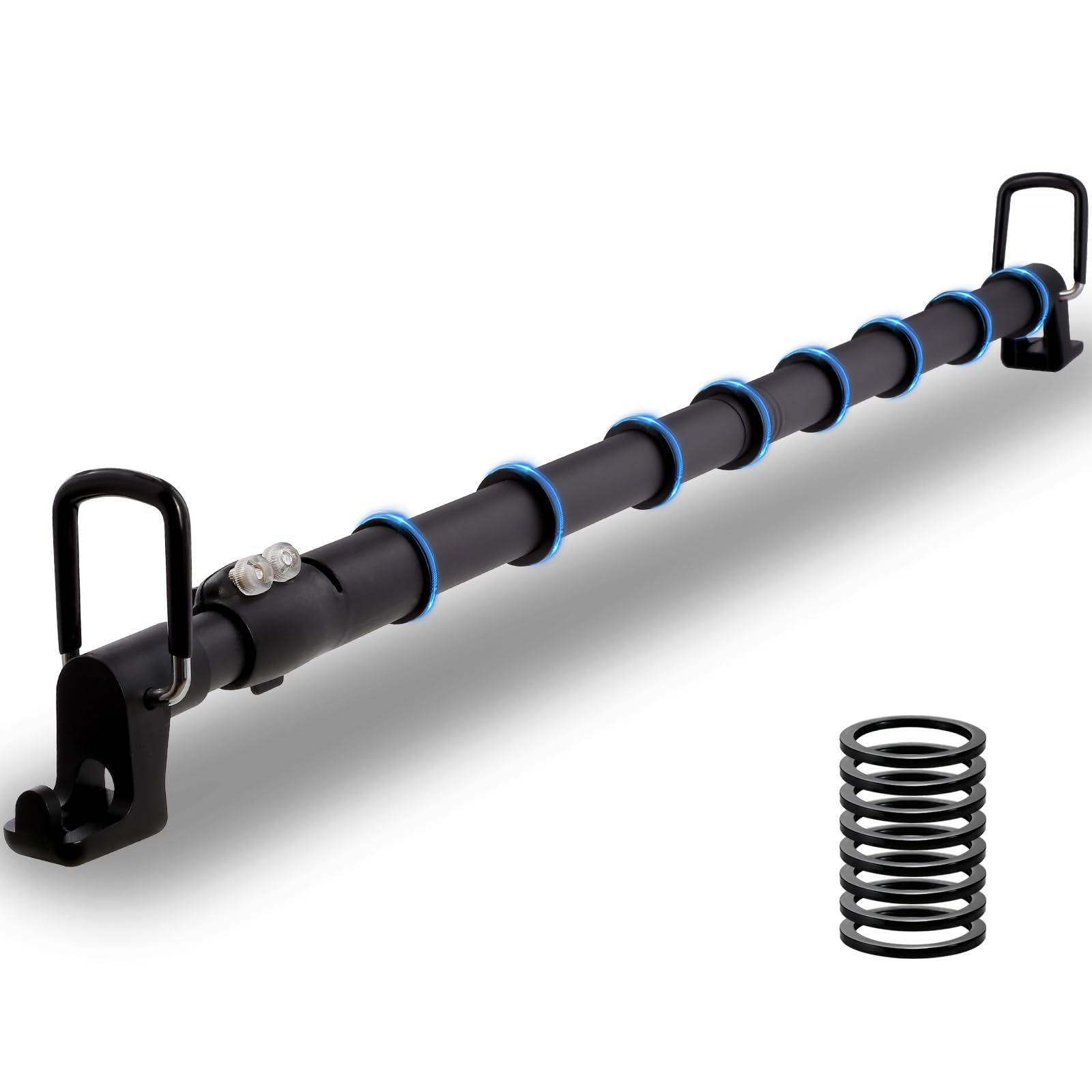 Photo 1 of Clothes Rack for Car Telescopic,Car Clothes Rack Hanger Bar Sturdy Steel Rubber Sleeve to Prevent Sliding Easy Installation Suitable for All Vehicle Types