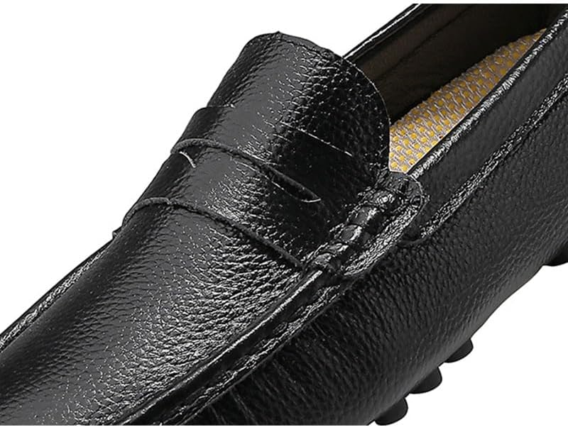 Shoes Men's Comfortable Flat Slip-on Loafers Low-top Round-Toe Oxford Versatile Casual Shoe