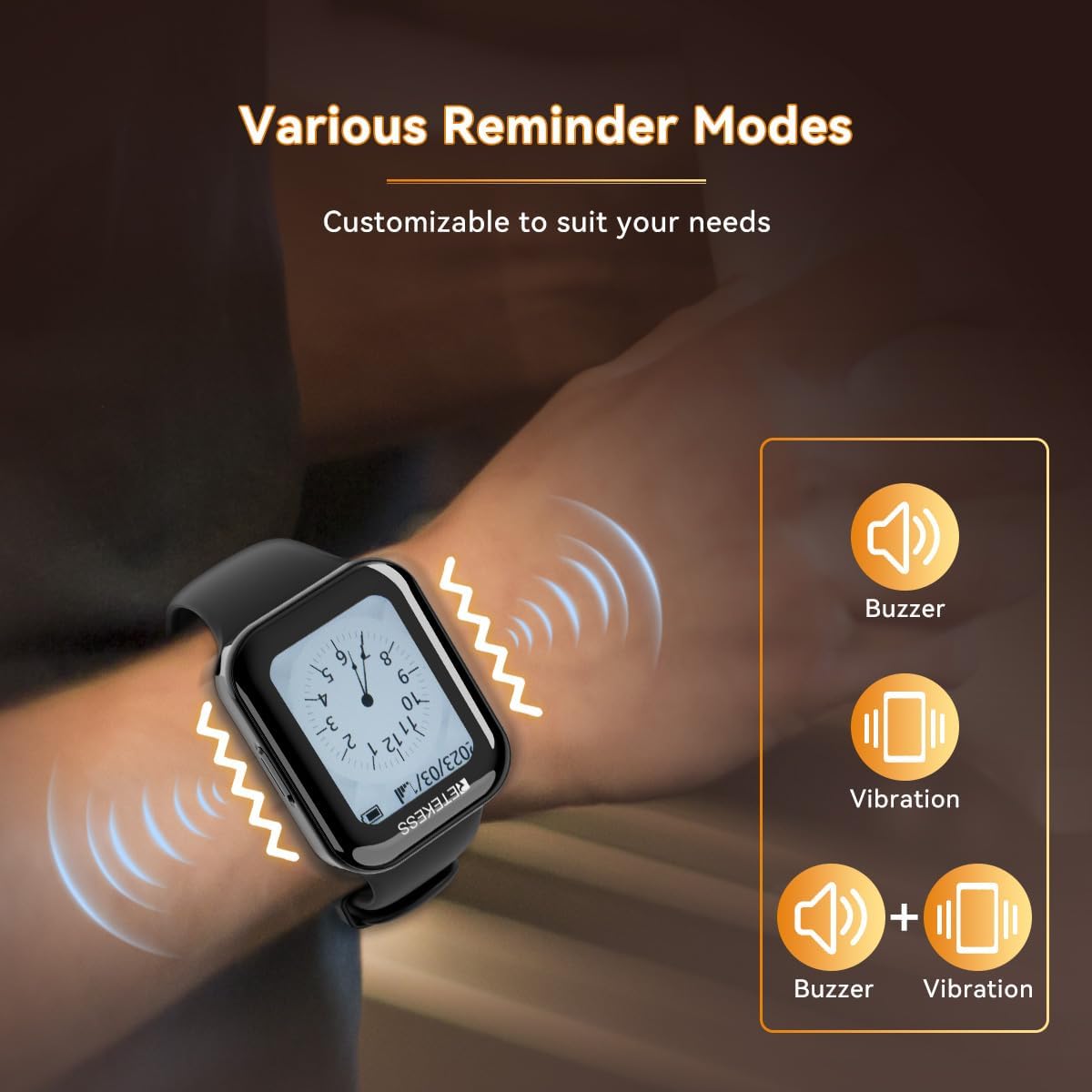 Watch pager reminder modes