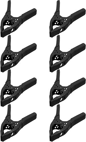 Abrazaderas de resorte de metal resistentes 8 piezas para abrazaderas de resorte de carpintería, abrazaderas de lona de 6 pulgadas, clips de