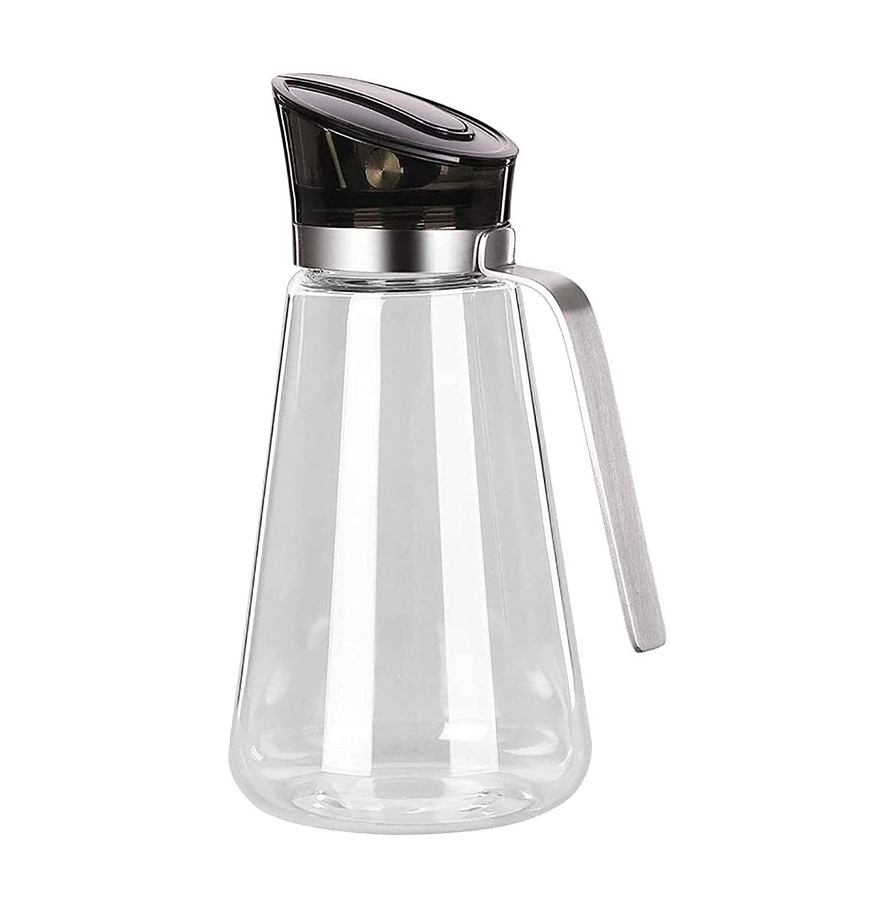Dosificador de Aceite y Vinagre Dispensador de aceite y vinagre, aceite Bot, botella de vidrio con tapa automática, contenedor de condimentos a prueba de fugas con tapa y tapón automáticos cocinando