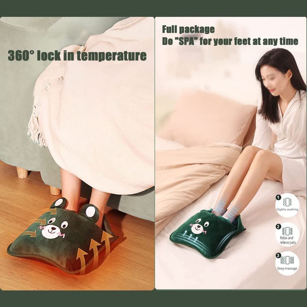Scaldapiedi elettrici, Pantofole per Riscaldamento Elettrico USB, Fodera Interna Morbida e Calda, Cuscino riscaldante, Scaldapiedi USB Camera da Letto da Viaggio a CAS B