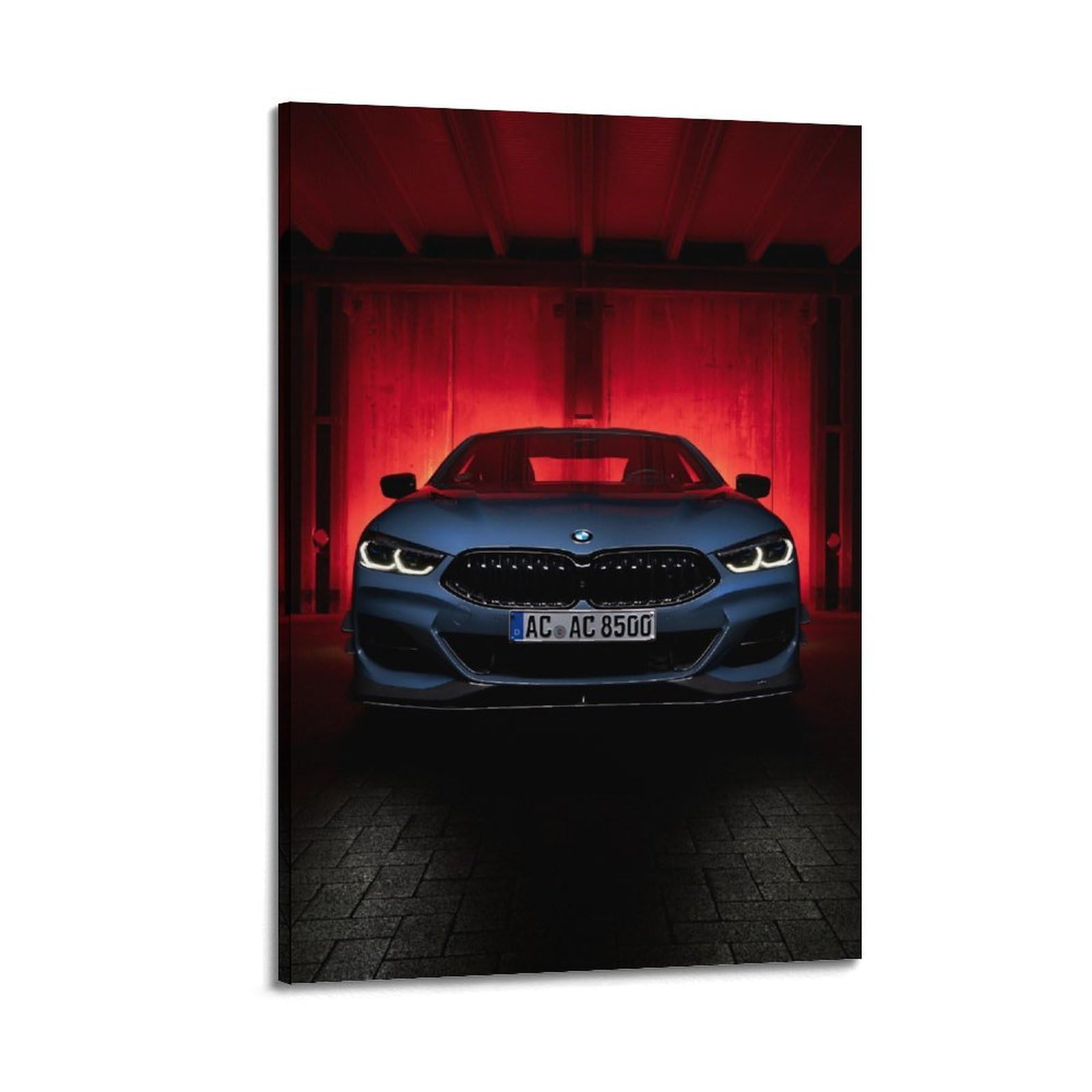 OKAHYS V8 German Supercar Poster G15 M850i Coupé Modern Decorative Canvas Prints - Ideal Wall Art for Family, Man Cave, Game Room, Boys & Girls Bedroom 20x30inch(50x75cm)