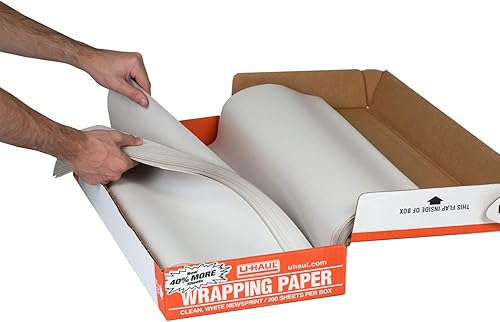 Miniatura 6 de U-Haul Papel de embalaje de papel de periódico para mudanza y envío - 500 hojas - 25 libras. - Hojas de 24" x 30"