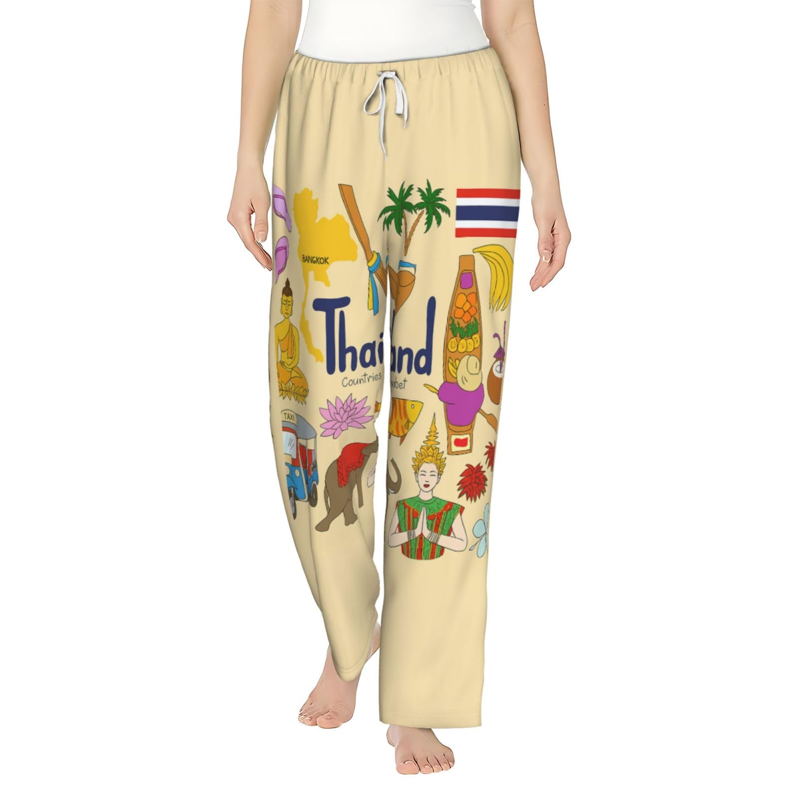 Pantalon de pyjama thaïlandais extensible pour vos week-ends cocooning - 8