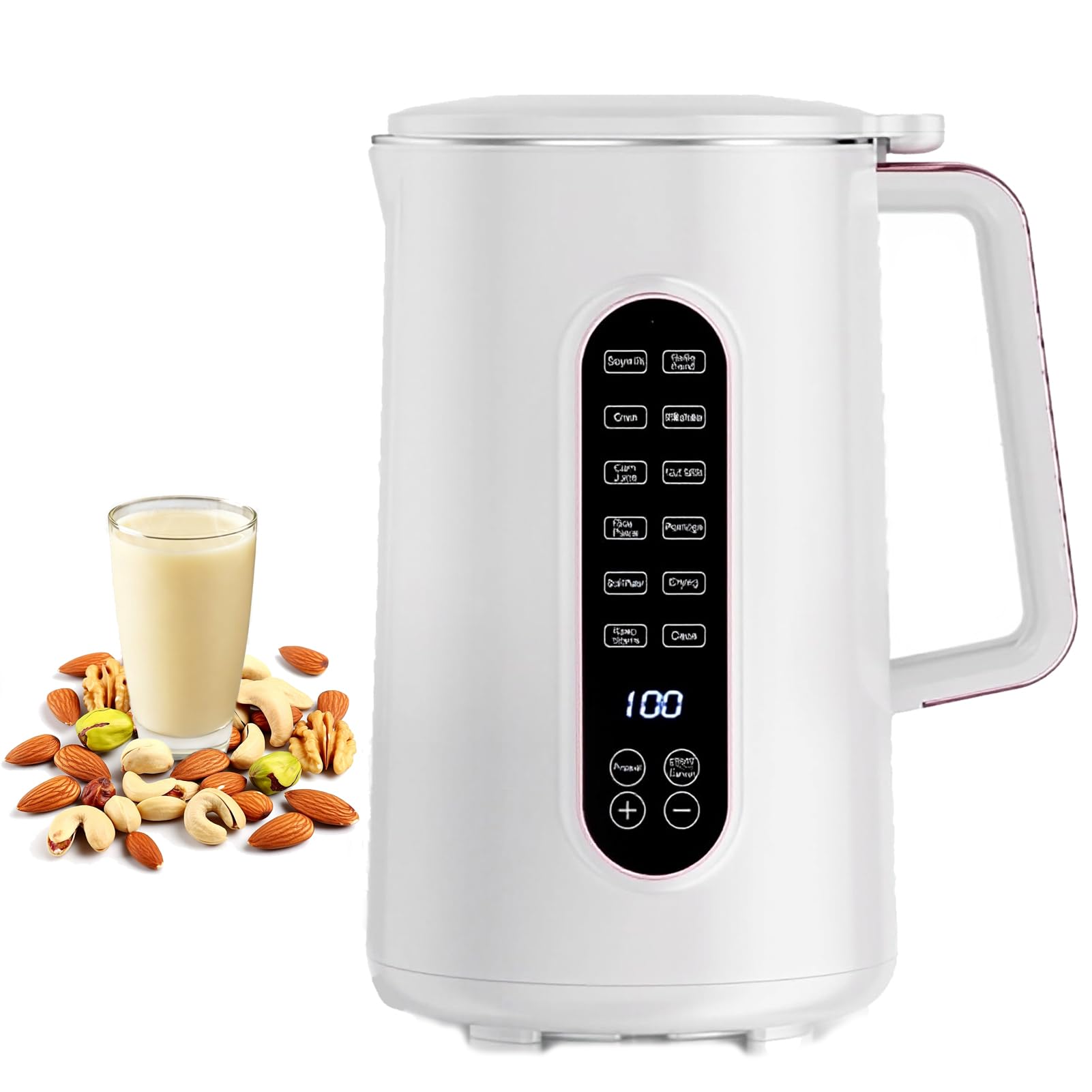 Machine à lait d'amande et d'avoine pour des petits-déjeuners sains