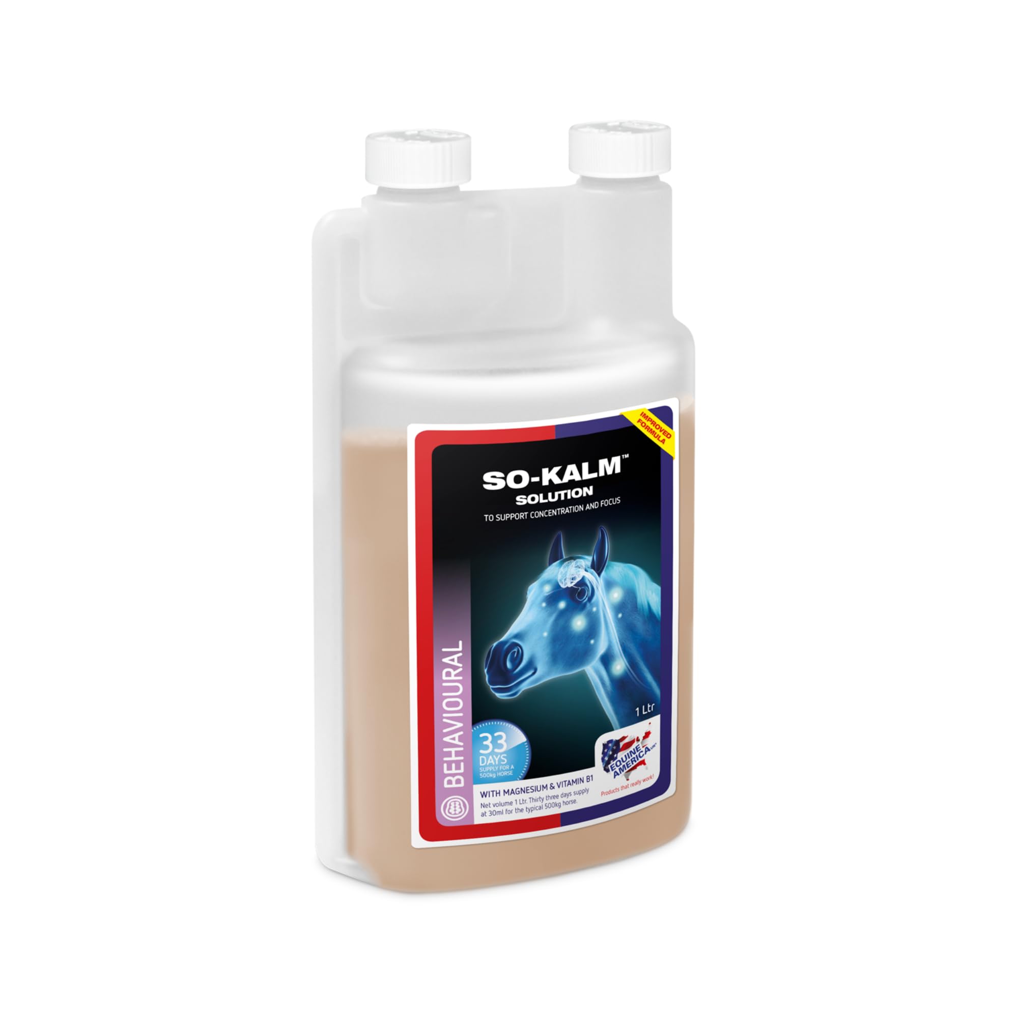 Equine America So-Kalm - Solución de Cal (1 L)