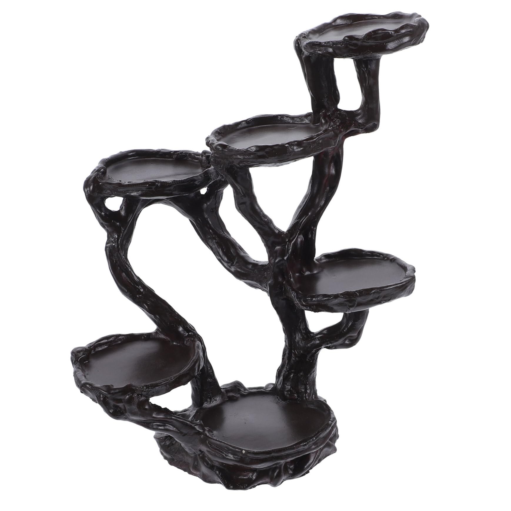 Portacandele Resina Artigianale Per Decorazione Casa Candelabro Vintage Per Atmosfera Romantica e Calda Supporto Per Tealight Per Ufficio e Ristoranti