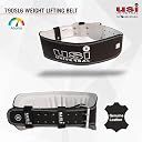 USI Universal Weight Lifting Belt, 790SL6 Padded 6" Power Lifting Belt, Leather Metal Construction, Gym Belt for Deadlift, Squat & Weightlifting for Men Women (Small) gallery image