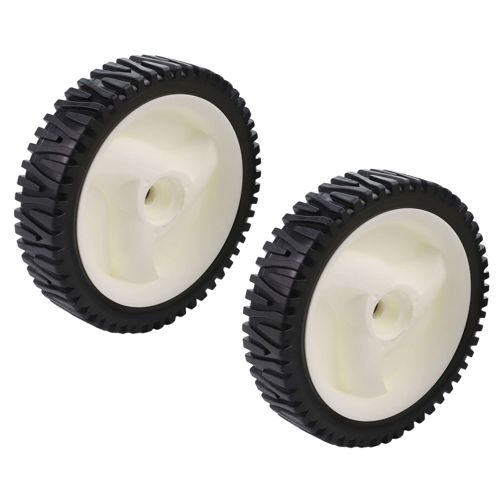 EasyByMall Ruedas delanteras de 8 pulgadas para cortacésped Craftsman autopropulsadas de 22 pulgadas, piezas de repuesto de 53 dientes compatibles con 194231X460 401274X460