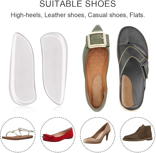 Miniatura 8 de Dr. Foot's - Plantillas de supinación y plantillas de sobrepronación, taloneras mediales y laterales para alineación de pies, dolor de rodilla,