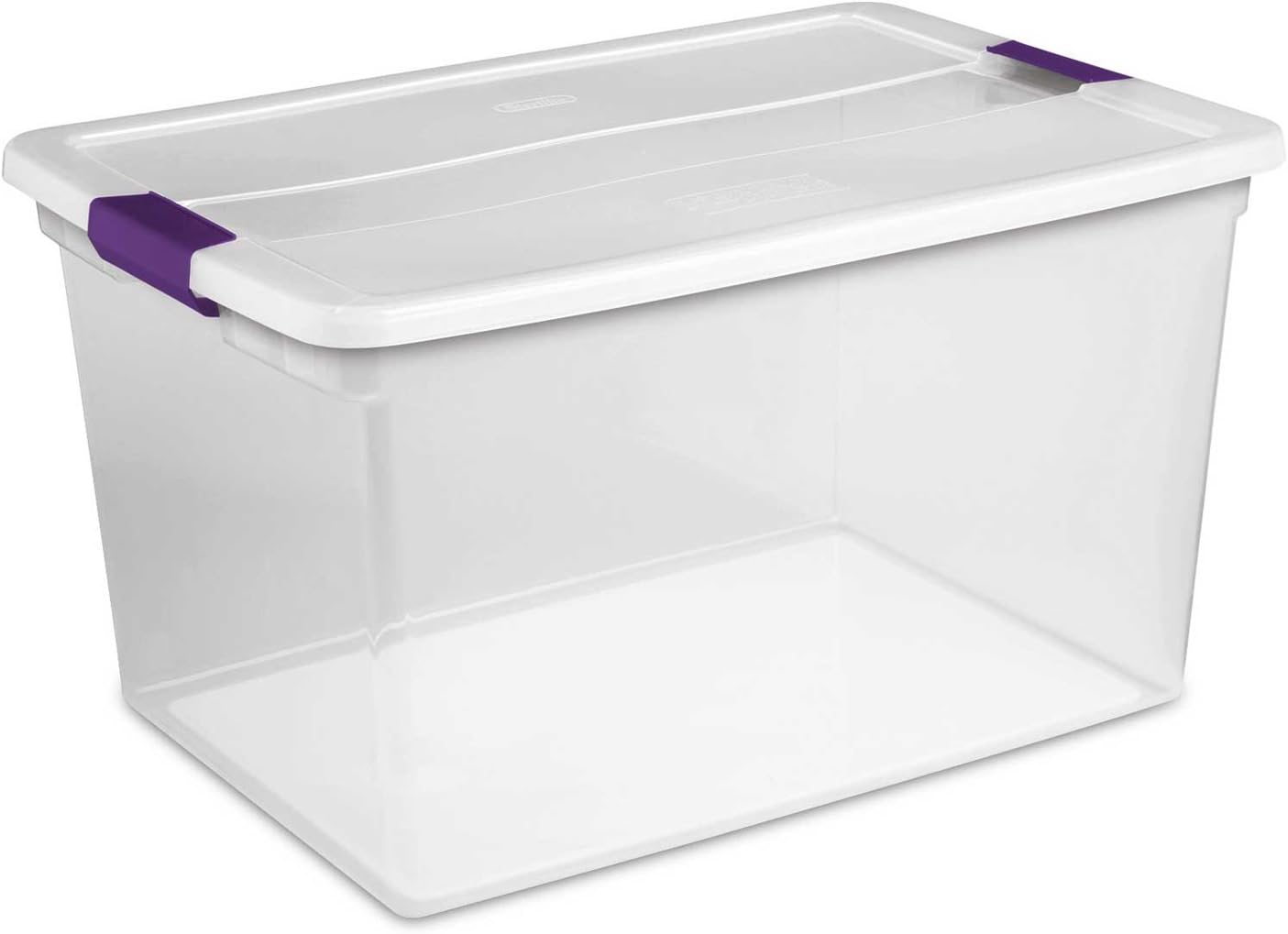 Amazon.com - Sterilite 64 Qt. Latching Box,(Clear.6 Pack)