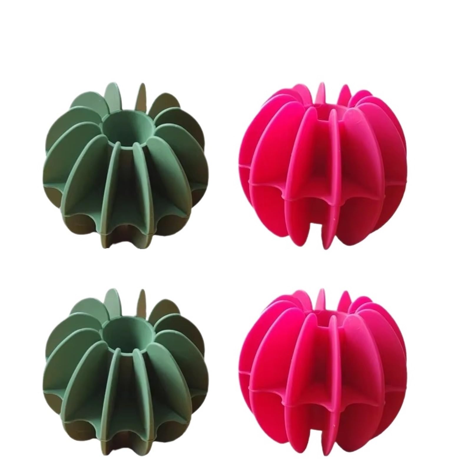 Shungong Reusable Washing Balls - 4 Pack Non-Twist Tangle-Free Laundry Balls For Delicate Clothes, Color Safe Washer Helper