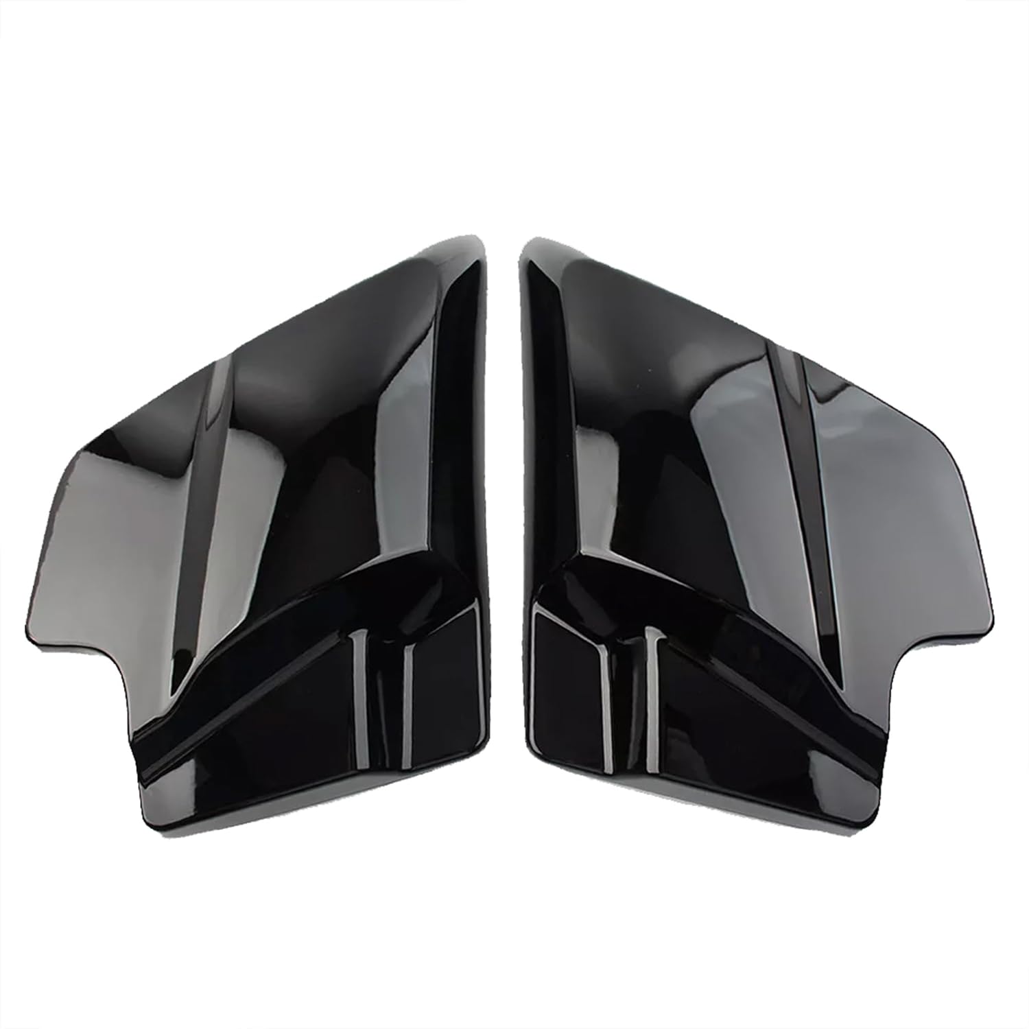 1 Pair Gross Black ABS (Plastic) Side Covers Panel for Harley Touring Electra Road King Road Glide Street Glide 1997-2007 (Vivid Black)