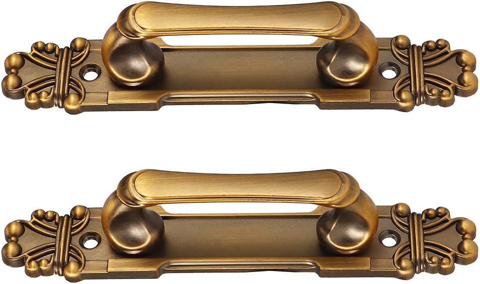European Antique Zinc Alloy Door Handle, Beautiful and Exquisite, Easy to Install, for Most Doors, Cabinets, Wardrobes