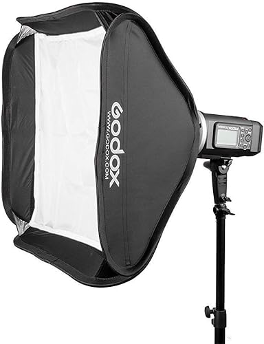 Miniatura 5 de Godox Kit de difusor portátil plegable de 32 x 32 pulgadas / 31.5x31.5 in con anillo de velocidad de montaje Bowens y estuche de transporte para