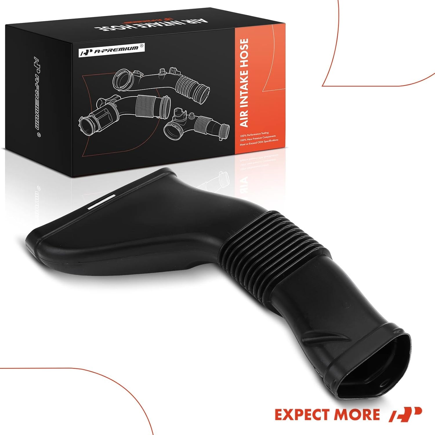 A-Premium Right Engine Air Cleaner Intake Hose Tube Compatible with Mercedes-Benz W204 Series C63 AMG 2008-2015, W212 Series E63 AMG 2010-2011