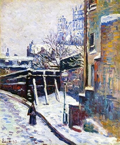 Prints Toile Peinture Murale Montmartre Paris par Maximilien Luce | Art Salon