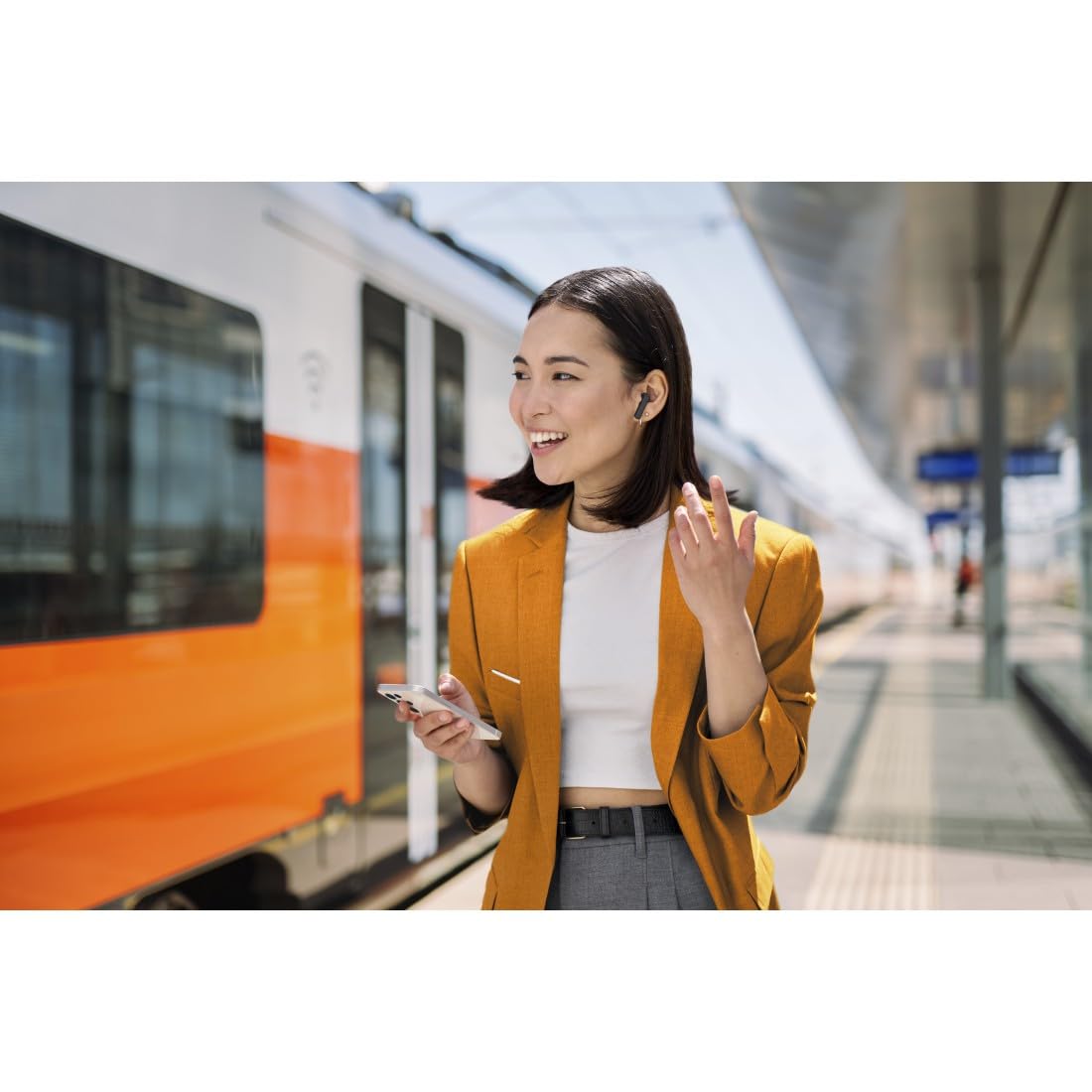 Hama Bluetooth Kopfhörer (kabellos, TWS-Kopfhörer, Active Noise Cancelling, Earbuds mit Ladestation, ENC, In-Ears, USB-C Schnellladen, Bluetooth-Headset, App-/Sprachsteuerung, Touch Control) schwarz