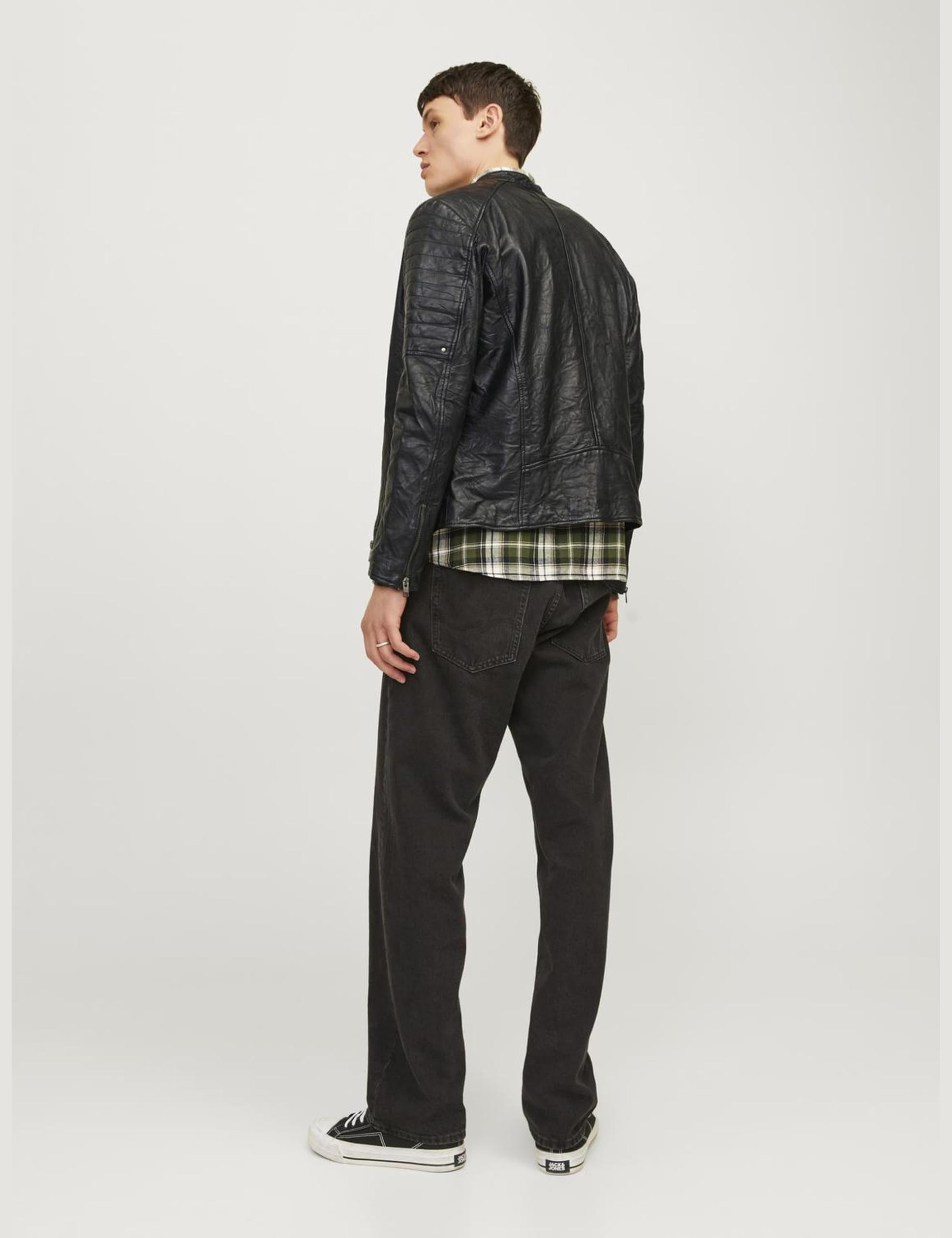 JACK & JONES Leather Jacket Leather Jacket