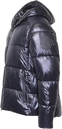 Save The Duck Hooded Luck Puffer Jacket Men's Windproof Zip Front