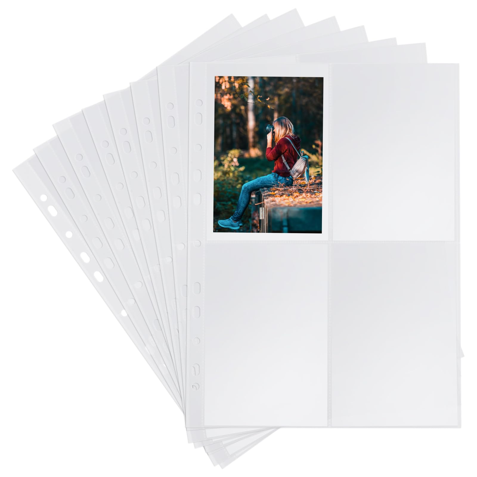 Zellophanbeutel Selbstklebend DIN A4 – 40 Mikron, Transparent, 100 Stück, Für Kunstwerke, Fotos & Karten