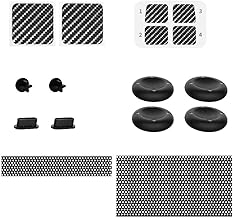 Draodiffy スチームデッキホスト保護セット防塵防塵プラグ + ボタントラックパッドステッカー + シリコンロッカーキャップセット