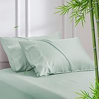 Vista 7 de David's Home Paquete de 2 fundas de almohada refrescantes de verano, fundas de almohada de tamaño Queen, sedosas, suaves, transpirables